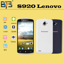 In stock Original Lenovo S920 MTK6589 Quad Core Mobile Phone 5.3 inch IPS 1280x720px Screen 1GB RAM 8.0mp Android 4.2 3G GPS