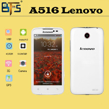 DHL Free Shipping Original Lenovo A516 MTK6572 1.3GHz 4.5″ IPS Dual Core Android 4.2 Mobile Phone 512MB RAM 4GB ROM 5.0MP Camera
