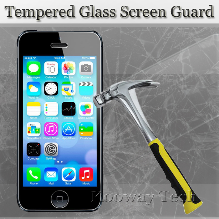 0 26mm 9H Hardness 2 5D Round Edge ExplosionProof Tempered Glass Front LCD Guard for Apple