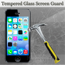 0.26mm 9H Hardness 2.5D Round Edge ExplosionProof Tempered Glass Front LCD Guard for Apple iPhone 5S 5C 5 4 4S Smartphone
