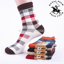 2014 hot Men’s brand business socks. polo series cotton color matching male socks plus size thermal meias masculinas