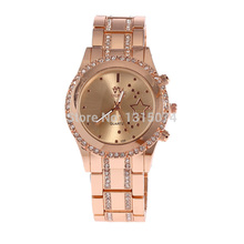 Fashion Jewelry Luxury Watches High Quality Rhinestone Women Steel Bracelet Sk 112 Quartz Watch 
