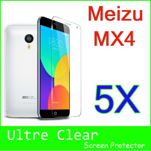 New Arrival Ultra Clear HD Screen Protector Film For Meizu MX4 4G LTE Mobile Phone MTK6595