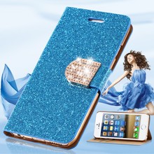 Wallet Pouch Style Fashion Luxury PU Leather Case For Apple iPhone 5 5S Women Girl Sexy Back Cover With Bling Diamond Buckle FLM