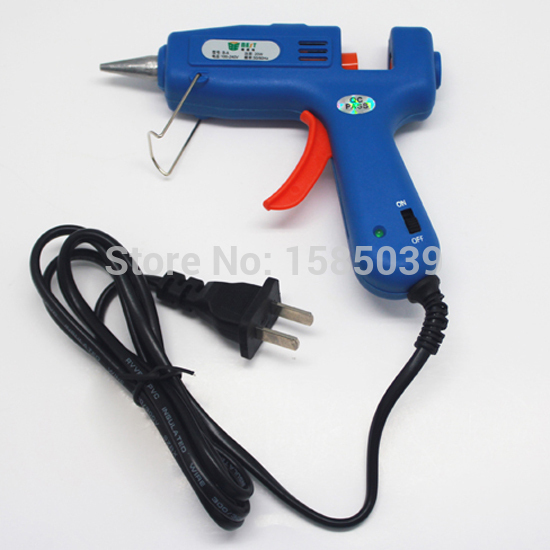 New BEST-B-A 20W 110V-220V blue Hot Melt Glue Gun Dia 7mm electronic 