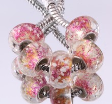 5PCS 925 sterling silver DIY thread Murano Glass Beads Charms fit Europe pandora Bracelets necklaces  /hgpapxwa hubaqlia F185