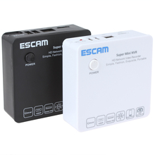 ESCAM 4CH 3G WIFI Super Mini NVR Support 1080P HD Network Video Recorder & HDD & Smartphone & Onvif IP Camera & U Disk