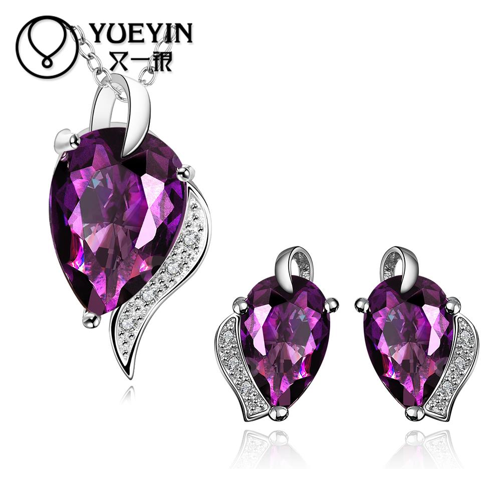 FVRS022 2015 new fine jewelry sets Extravagant Party jewlery set for lady Fashion Big Crystal set