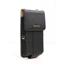 Universal Original Remax Leather Case Cover for Lenovo A850i Mobile Phone with handle cellphone cases Free