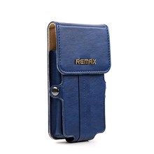 Universal Original Remax Leather Case Cover for Lenovo A850i Mobile Phone with handle cellphone cases Free