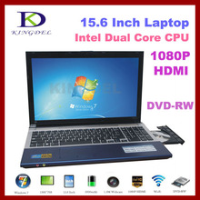 Buy cheap laptops in china with Intel Atom N2600 computer Dual Core 1.6Ghz,4GB/640GB,DVD-RW,WIFI, Webcam, Bluetooth,1080P HDMI