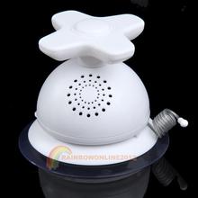 R1B1 AM FM Waterproof Bathroom Shower Music Antenna Radio Suction Cup White