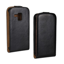 7562 Phone bag Top quality retro crazy horse leather case Magnetic Buckle vertical flip cover For