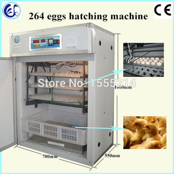 full automatic mini egg incubator/quail egg incubator for 264 eggs