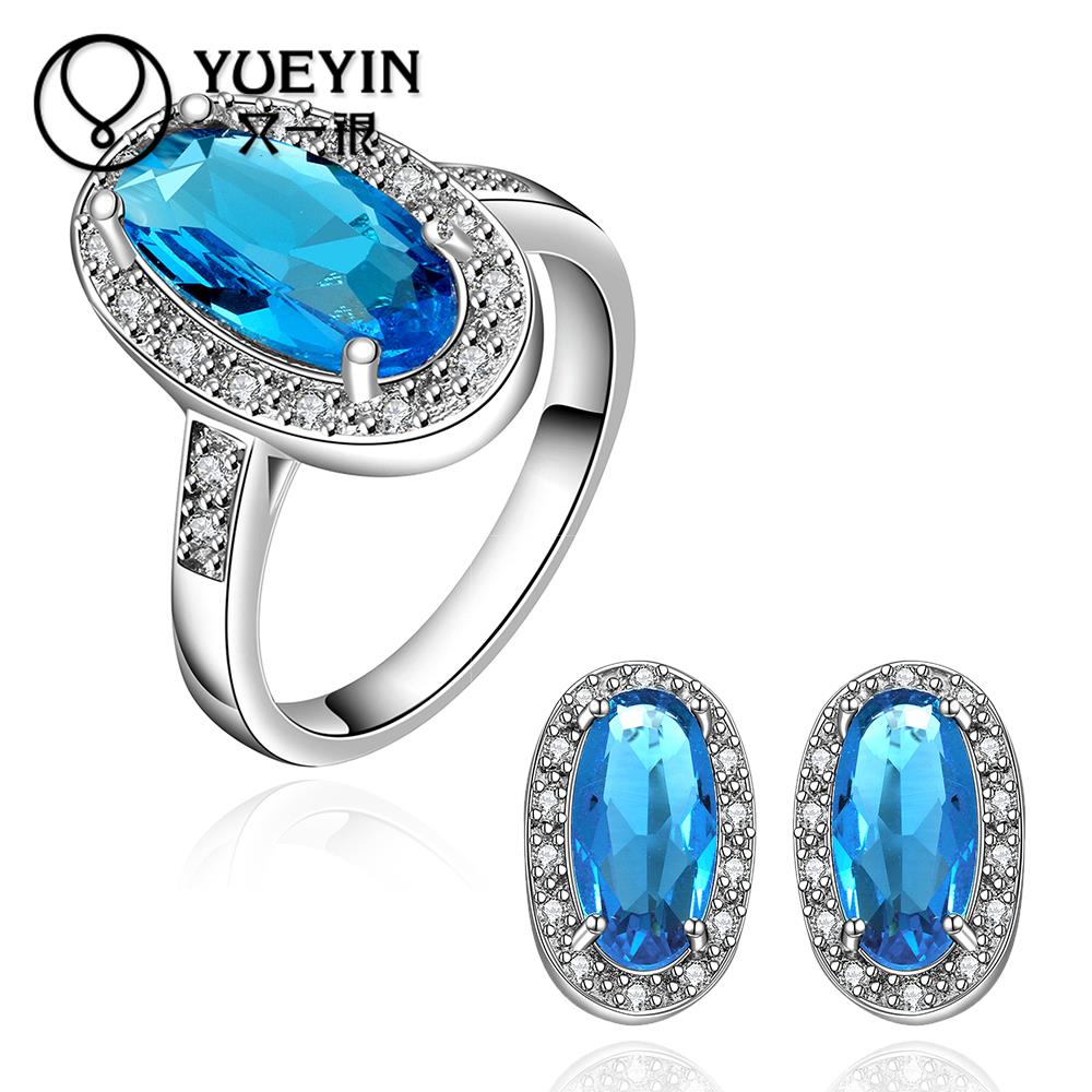 10sets lotFVRS043 2015 new fine jewelry sets Extravagant Party jewlery set for lady Fashion Big Crystal