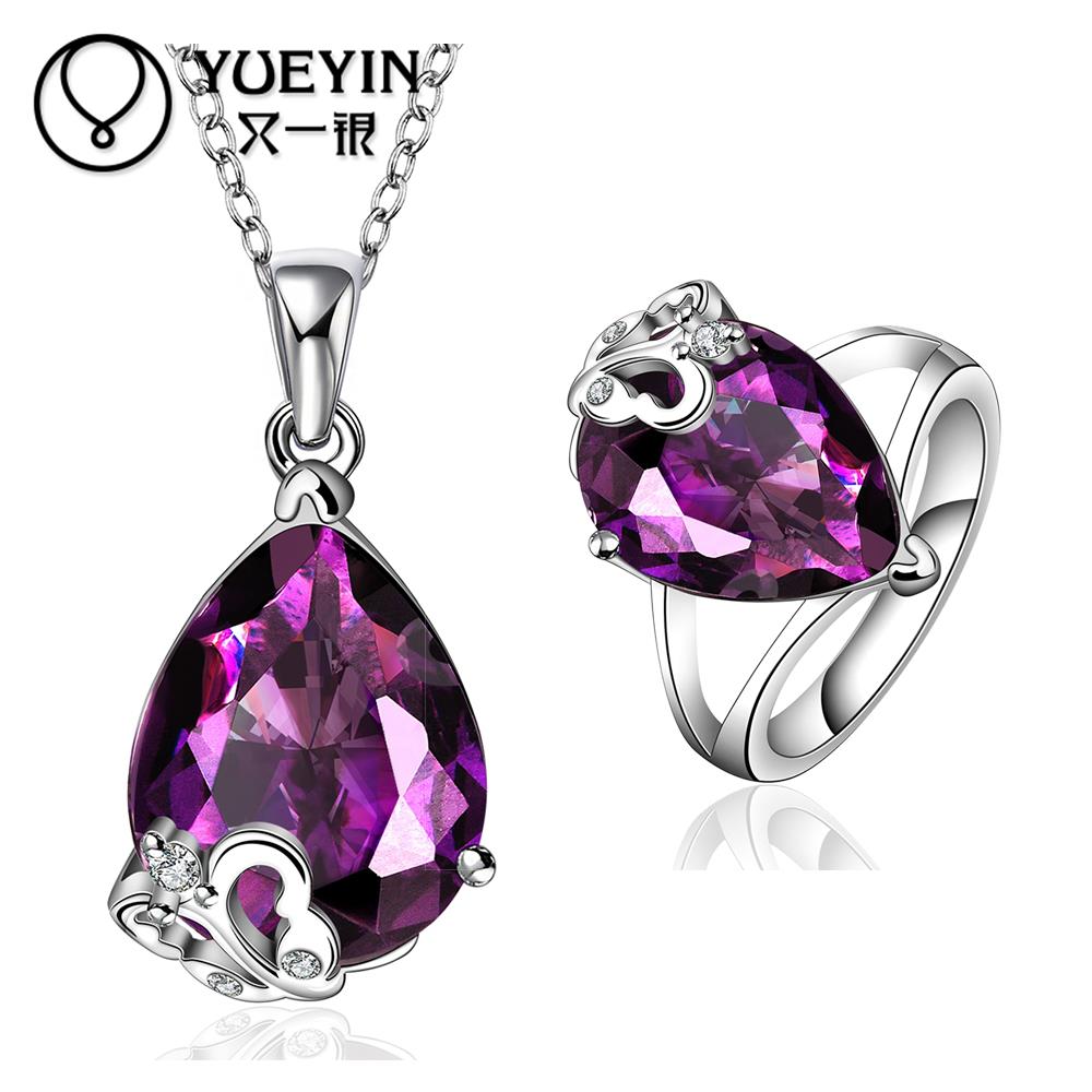 10sets lotFVRS009 2015 new fine jewelry sets Extravagant Party jewlery set for lady Fashion Big Crystal