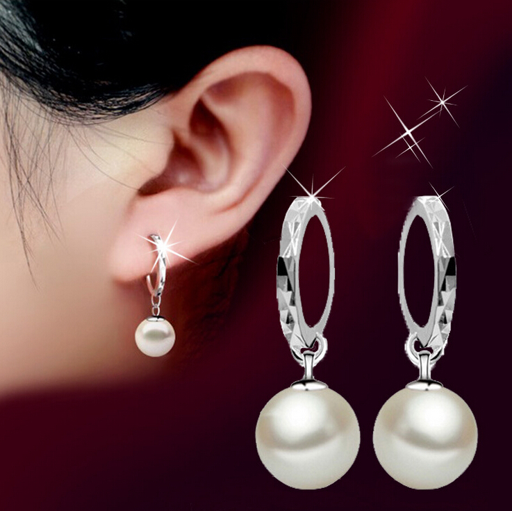 New Arrival 925 Sterling Silver Shining CZ Diamond Crystal Shambhala Ear Studs Earrings Jewelry free shipping