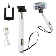 Attractive New Zooming Function Wireless Bluetooth Monopod Self Photo Selfie Stick for IOS Android Smart Phone