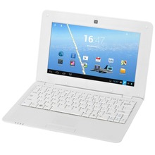 7 VIA8880 4GB Mini Notebook Netbook Android 4 2 Wi Fi Camera HDMI White
