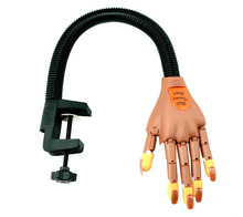 BeautyGaGa Professional Nail Trainer Tool Super Flexible Fingers Personal Salon Adjustable Practice Hand Nail Training F0211