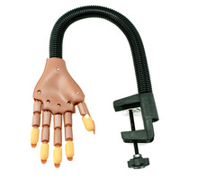 BeautyGaGa Professional Nail Trainer Tool Super Flexible Fingers Personal Salon Adjustable Practice Hand Nail Training F0211