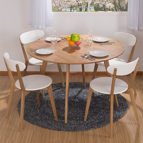 Small round white dining table. small round white high gloss glass ...