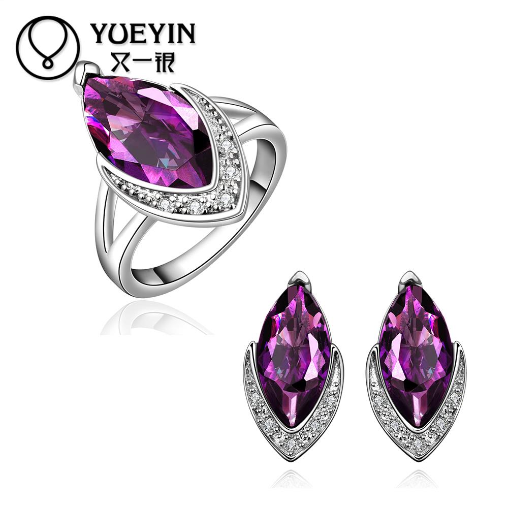 10sets lotFVRS019 2015 new fine jewelry sets Extravagant Party jewlery set for lady Fashion Big Crystal