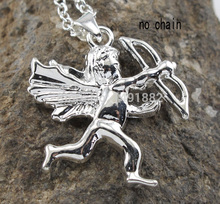 Vintage Cupid Augus Angel 925 Sterling Silver Charms Lovely Pendant For Necklace Jewelry for Valentine s