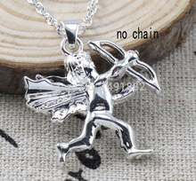 Vintage Cupid Augus Angel 925 Sterling Silver Charms Lovely Pendant For Necklace Jewelry for Valentine s