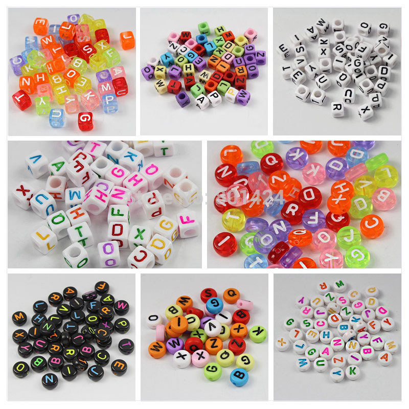 free shipping 100pcs 81 243 many kinds of multicolour square coin plastic acrylic A Z letters