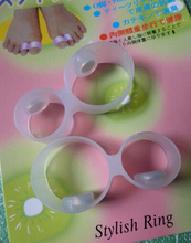 8pcs Hot Sale Practical New Original Magnetic Silicon Foot Massage Toe Ring Weight Loss Slimming Easy