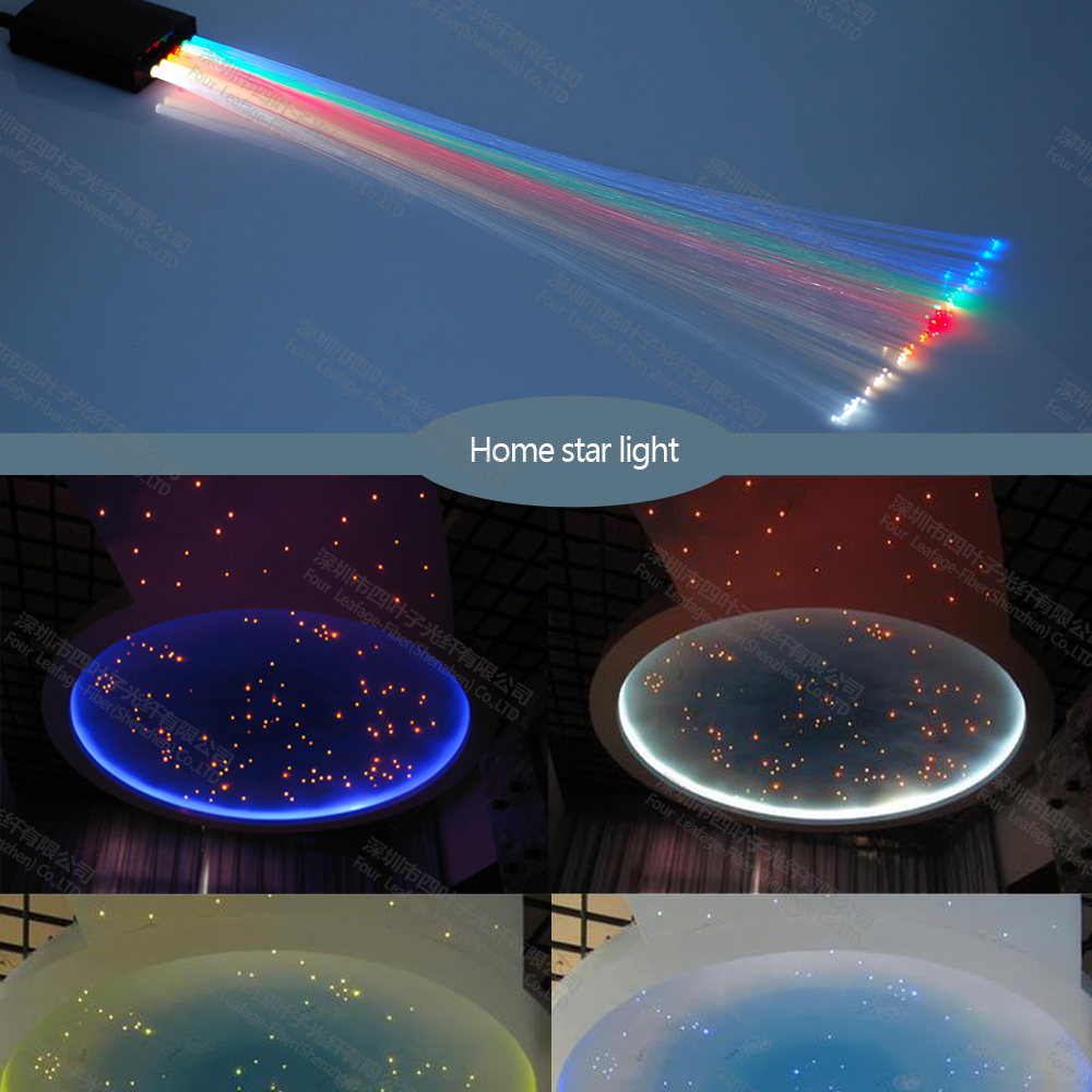 Ceiling Plastic Kit Fiber Optic Starry Sky Light With 6 Different