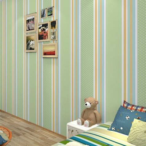 Купить Нетканый ребенка полосой стены бумаги дети обоев wallcovering ...