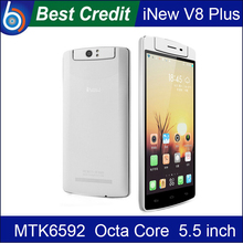 In Stock!Original iNew V8 Plus 5.5 inch MTK6592 Octa Core Mobile Phone Android 4.4 13.0MP Free Rotation Camera 16GB ROM/Kate