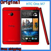Hot Original HTC One M7 Android 4.4.2 sense 6.0 32GB Quad-core 1.7GHz 4.7”1920×1080 Super LCD 3 HD NFC, Refurbished phone