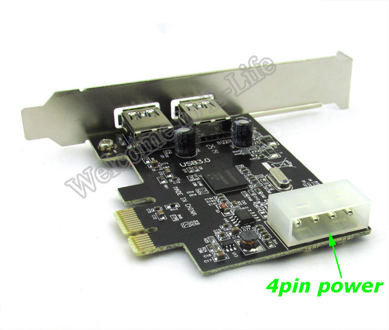 Купить новые 2 порта usb 3.0 pci-e расширения карты pci express card ...