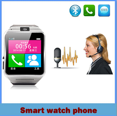 GV08 Bluetooth Fully Compatible Samsung HTC Android Phone Smartphone Anti Lost Smart Mobile Phone Wrist watch