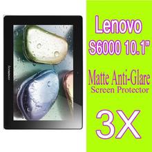 3pcs Matte Anti-Glare Anti-reflection Screen Protectors Lenovo IdeaTab S6000 Tablet PC 10.1″inch,lenovo s6000 protective film
