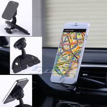 Universal Smart Mobile Mount Car Stand Phone Holder Phone Magnet Car CD Slot Dock Dash Holder Mount Stand GPS MP4 5 & Tablet