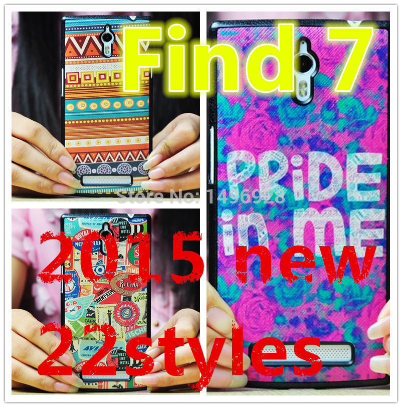 2015NEW 22 kinds of styles oppo find 7 phone case cover phone case mobile phone protective
