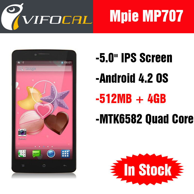 New Original Mpie MP707 5 0 IPS Screen WCDMA 3G Smart Mobile Phone MTK6582 Quad Core