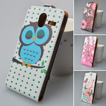 Printing cute pattern Leather Case cover For Lenovo S580 flip phone bags printing pattern Free shipping