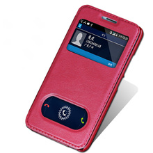 Luxury Leather Cover Skin Protection Flip Phone Bag Pouch E1 Case For Samsung