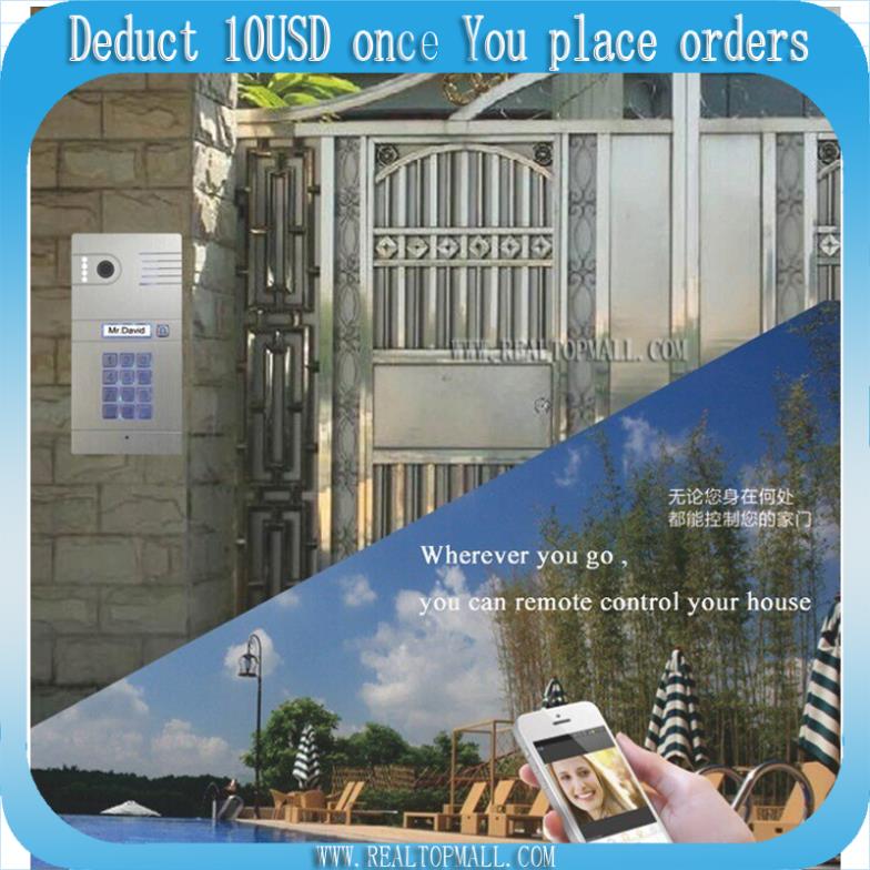 Wireless Video Door Phone IP Door Phone WIFI Door Phone Smartphone Control Doorbell Camera