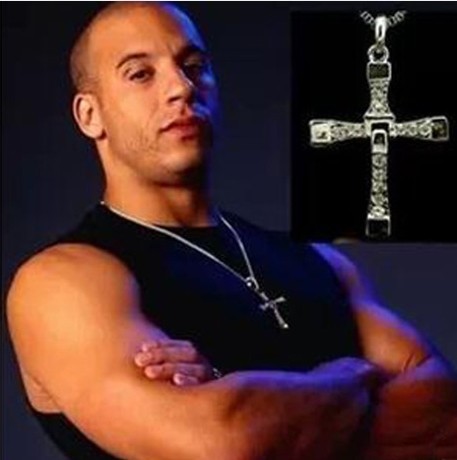 Men Jewelry Furious 7 Collar Necklaces Pendants Movie Jewelry Fast And Furious Toretto Cross Pendant Necklace