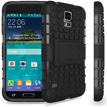 For Samsung Galaxy S5 Mini G800 Case Hybrid TPU Hard Shockproof 2 In 1 With Stand Function Cover Cases +Free Screen Protector