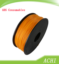 Newest Arrived Orange 1.75mm ABS 3D Printer Filament 1KG 3D Printers Consumables plastic Rubber
