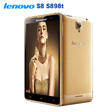 Original Lenovo S8 S898t MTK6592 Octa Core 5.3 inch Golden Warrior Android 4.2 2GB RAM 16GB ROM 13MP 1280×720 HD Mobile Phone W