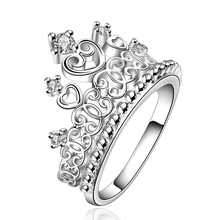 Hot Sale!Free Shipping 925 Silver Ring,Fashion Sterling Silver Jewelry,championship crown Ring SMTR629
