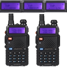 Baofeng UV-5RTP VHF/UHF 136-174/400-520 MHz Dual-Band FM High Power 1/4/8W Two-way Ham Radio Walkie Talkie + Earpiece